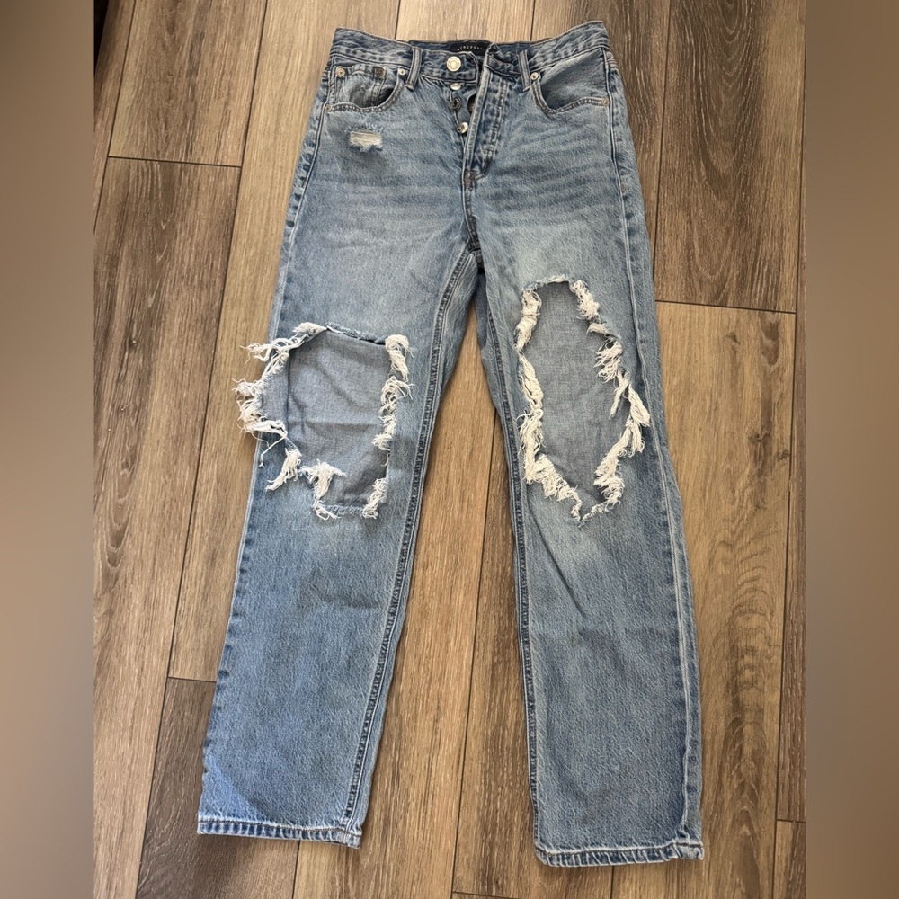Aéropostale '90s Super High-Rise Baggy Jean Size 4 - Picture 4 of 7